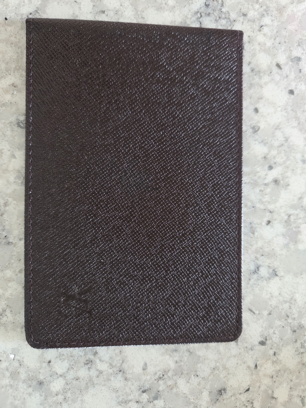 Louis Vuitton Brown Leather ID/Card Holder